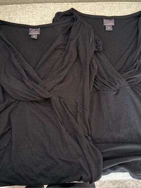 Black Maternity Tops (Set of 2)